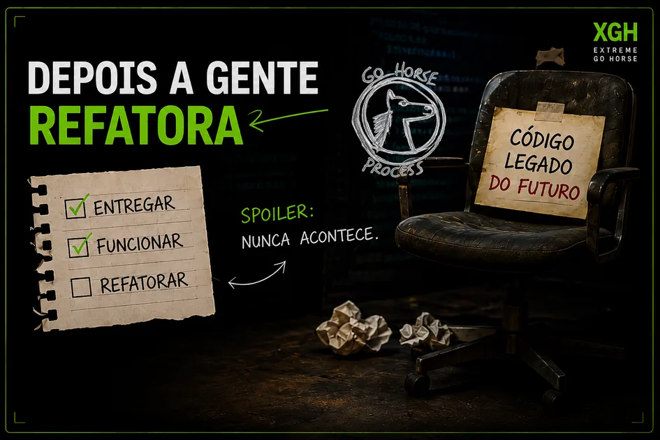 Depois a gente refatora